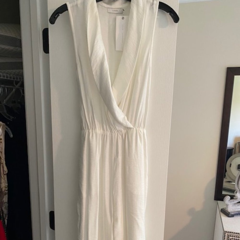 Lush, White pants jumper! Brand New! Size S